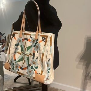 Tory Burch “Ella Printed” Tote Bag